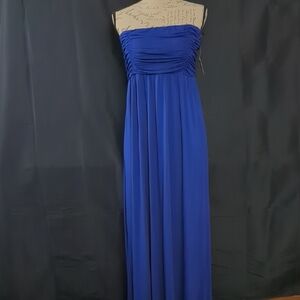 Soma Strapless Royal Blue Gown